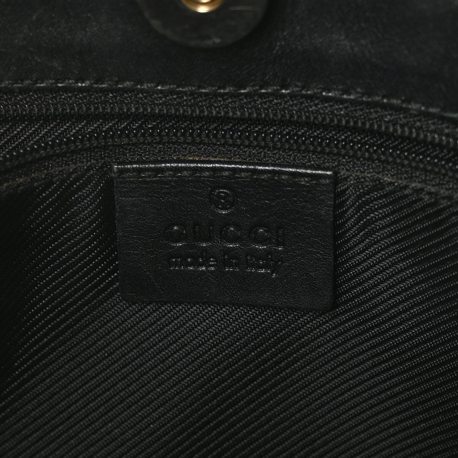 Gucci Monogram Shoulder Bag Black 6 of 9