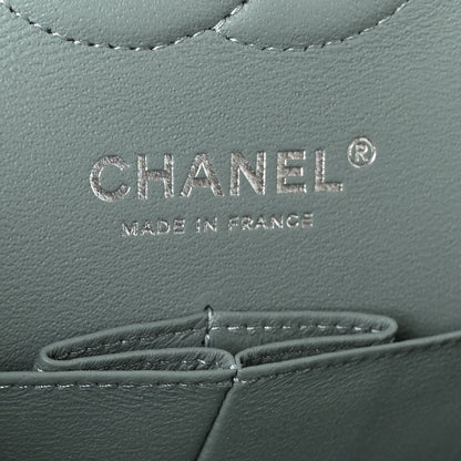 Chanel Caviar Quilted Small Double Flap Light Blue 6 of 12