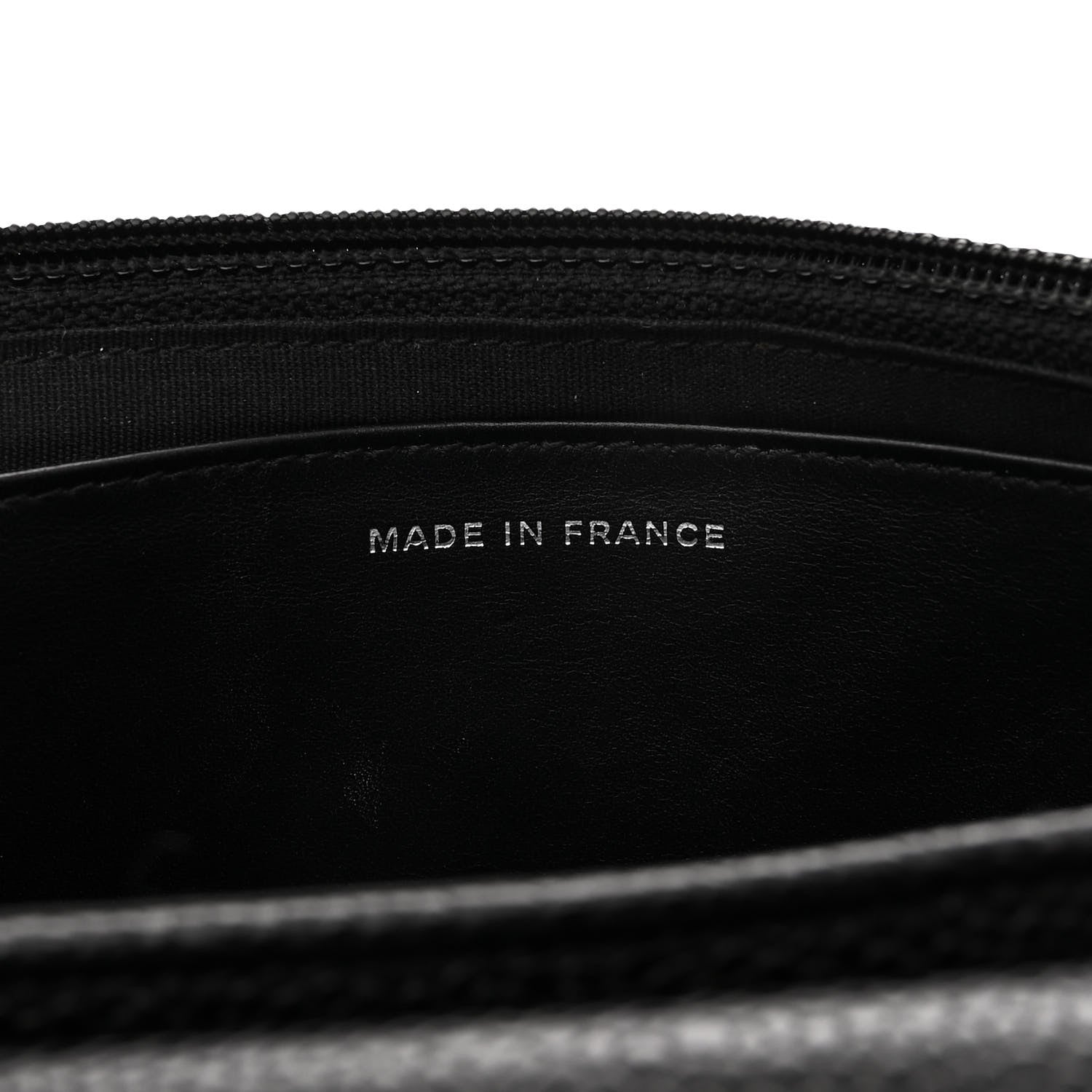 Chanel Caviar Half Moon Wallet On Chain WOC Black 7 of 11