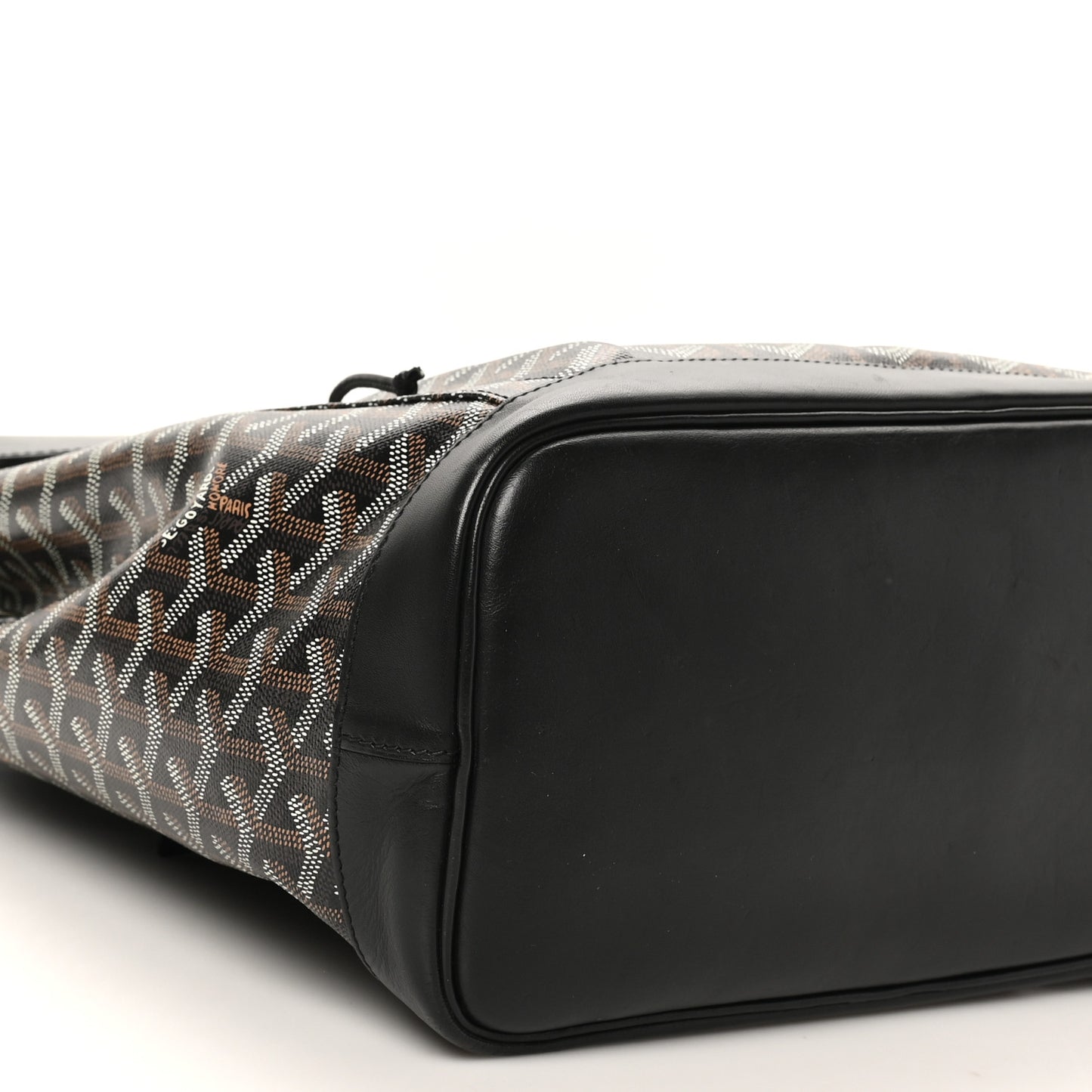 Goyardine Calfskin Alpin MM Backpack Black