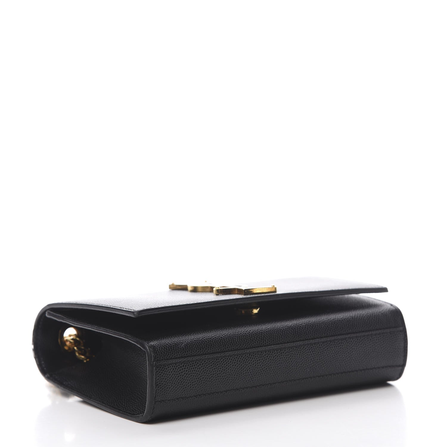 Saint Laurent Grain De Poudre Small Monogram Kate Satchel Black 4 of 11