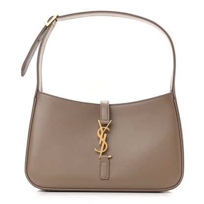 Saint Laurent Smooth Calfskin Le 5 A 7 Hobo Taupe 1 of 9