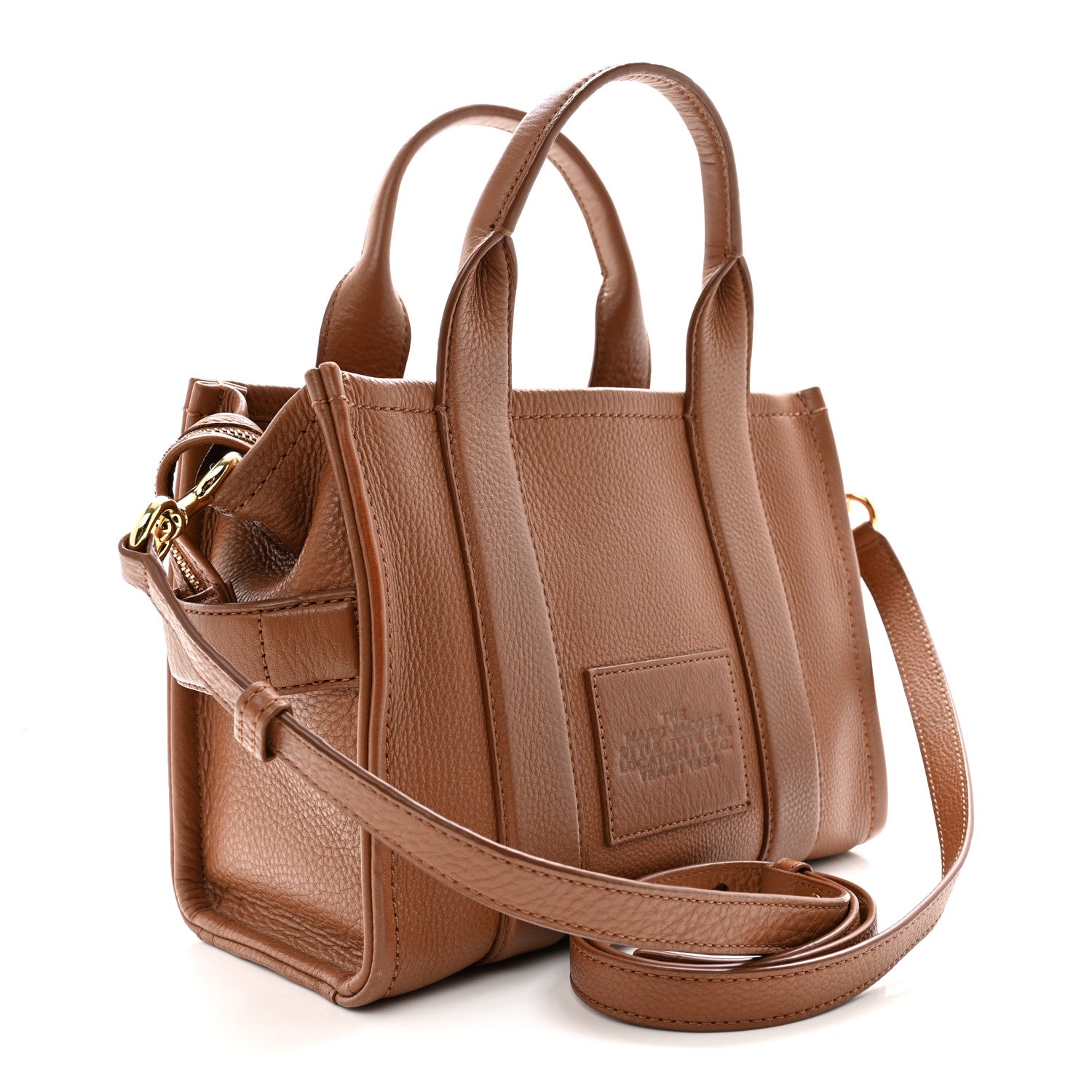 Marc Jacobs Grained Calfskin Small The Tote Bag Argan Oil 3 of 14