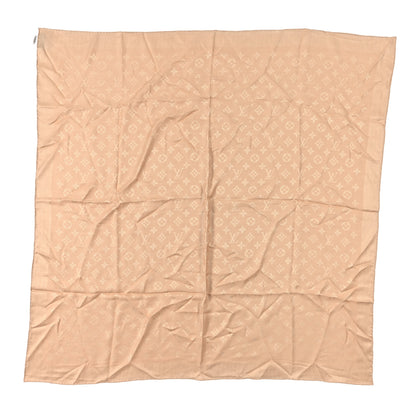 Louis Vuitton Silk Cashmere Monogram My Everything Shawl XS Beige 1 of 4