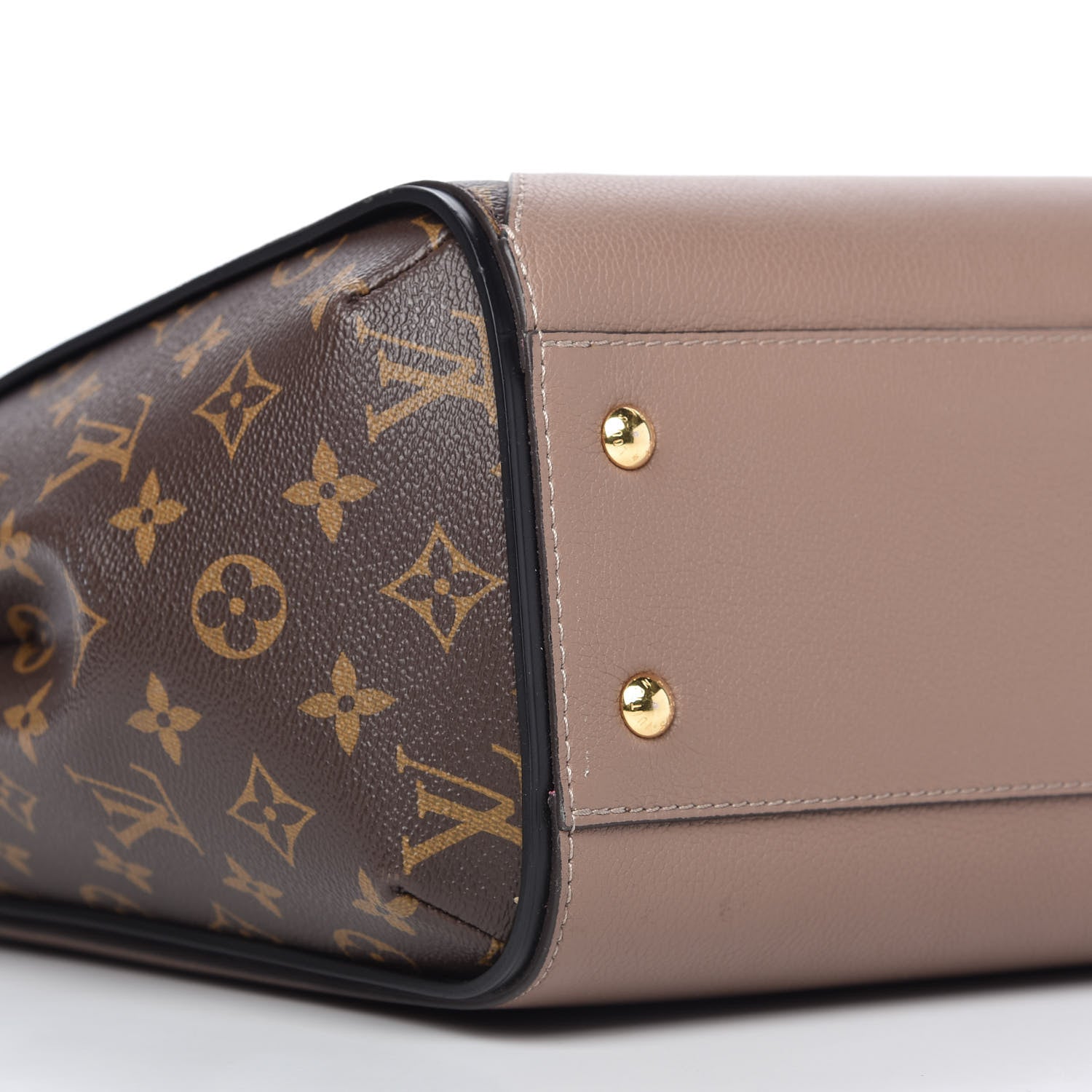 Louis Vuitton Calfskin Monogram Kimono Tote Taupe Glace 6 of 9