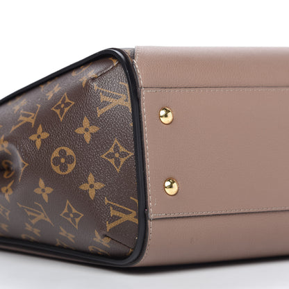 Louis Vuitton Calfskin Monogram Kimono Tote Taupe Glace 6 of 9