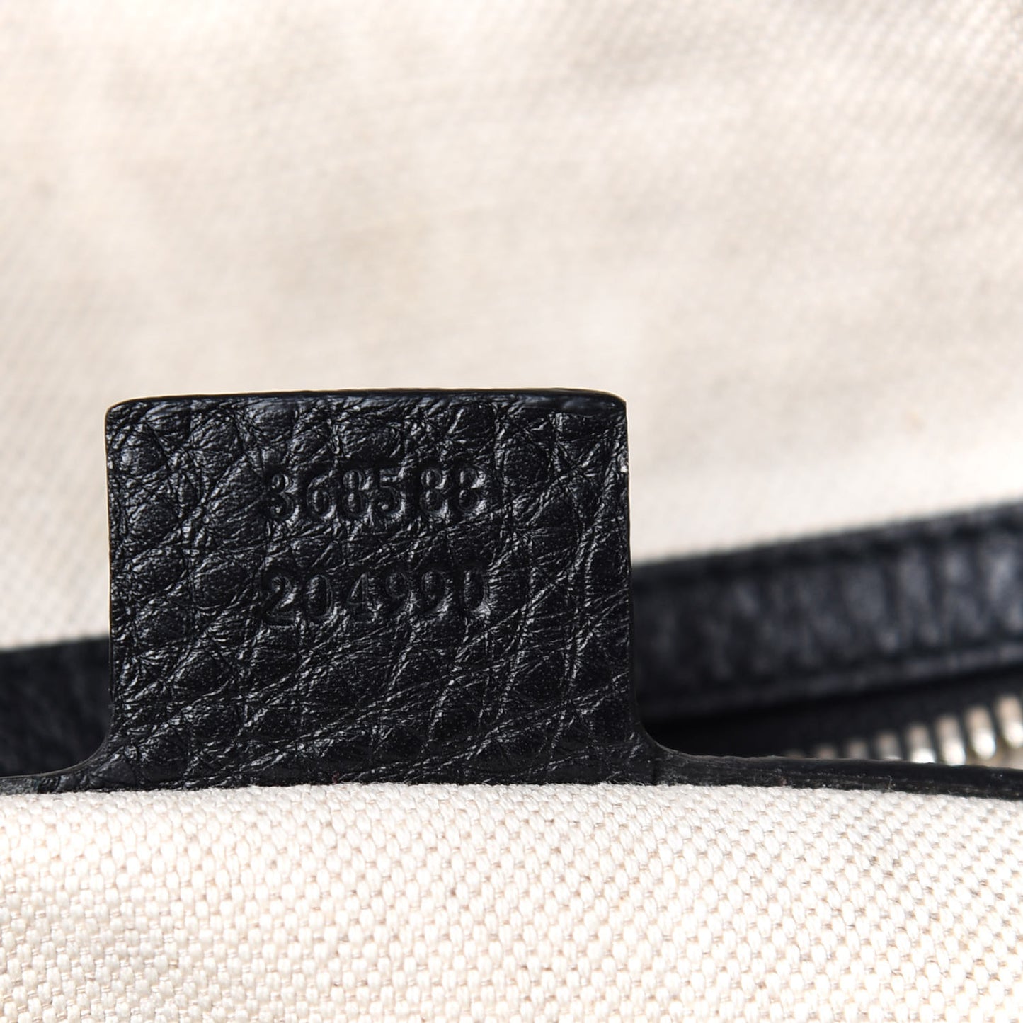 Pebbled Calfskin Small Soho Drawstring Backpack Black