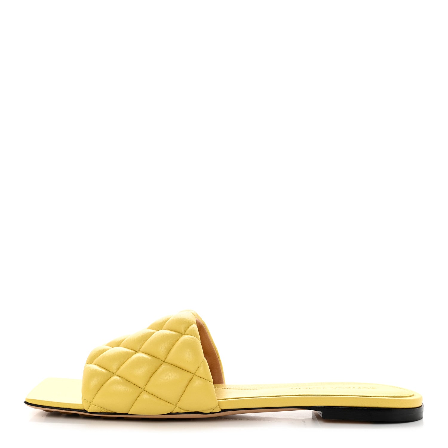 Bottega Veneta Nappa Matelasse Padded Flat Sandals 40 Pear 1 of 9