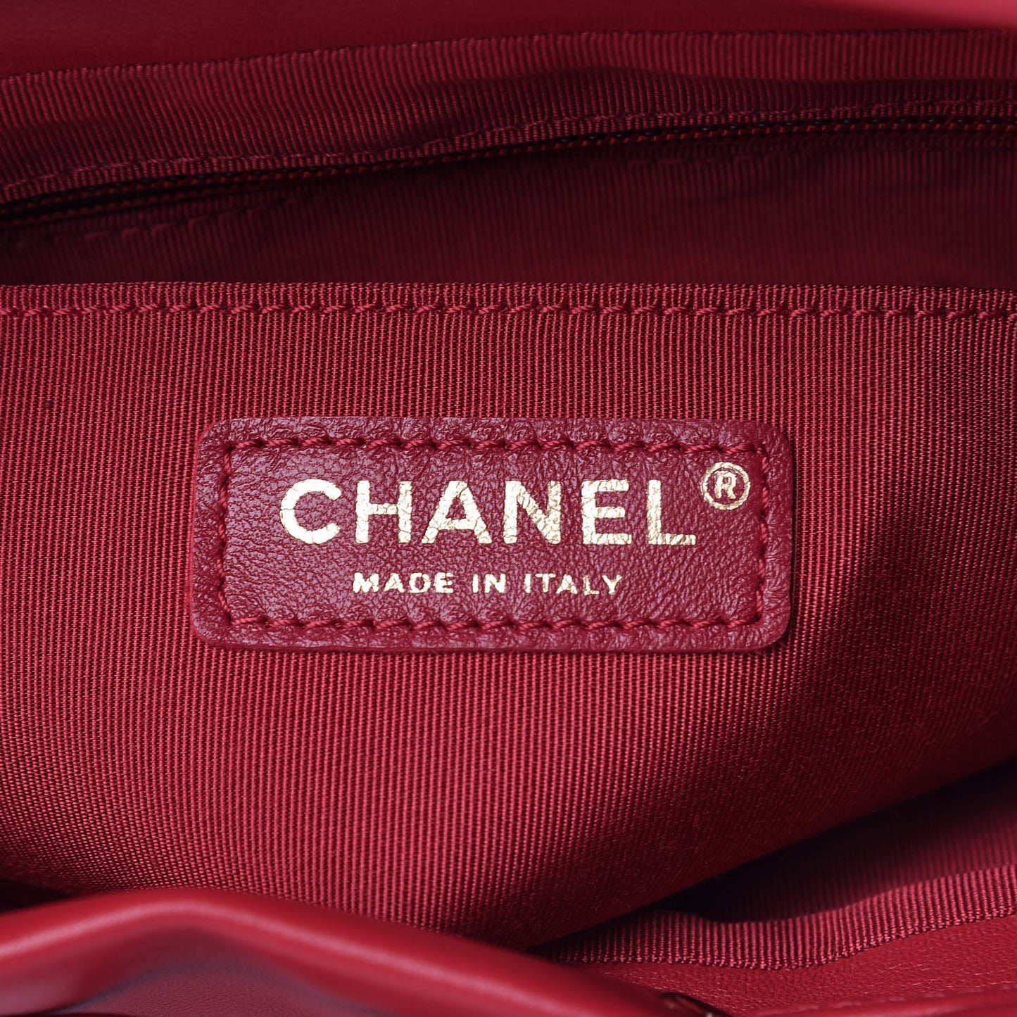 Lambskin Quilted Large Urban Spirit Backpack Red