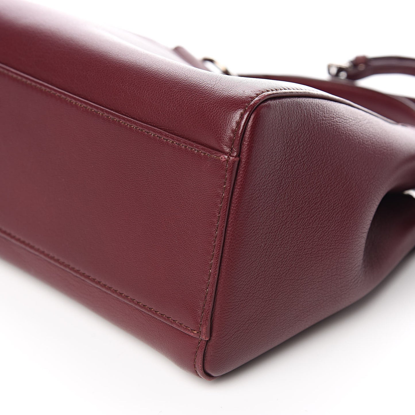 Nappa Mini Peekaboo Iconic Satchel Bordeaux