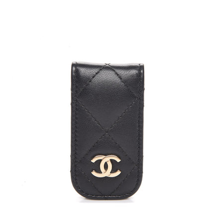 Chanel Lambskin Quilted Money Clip Black 1 of 7