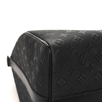 Louis Vuitton Taurillon Monogram Keepall Bandouliere 50 Black 9 of 10