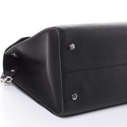 Christian Dior Grained Calfskin Large Diorever Flap Black 7 of 13