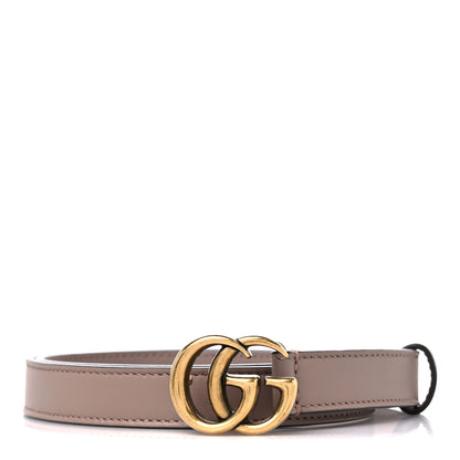 Gucci Calfskin Double G 20mm Belt 70 28 Porcelain Rose 1 of 5