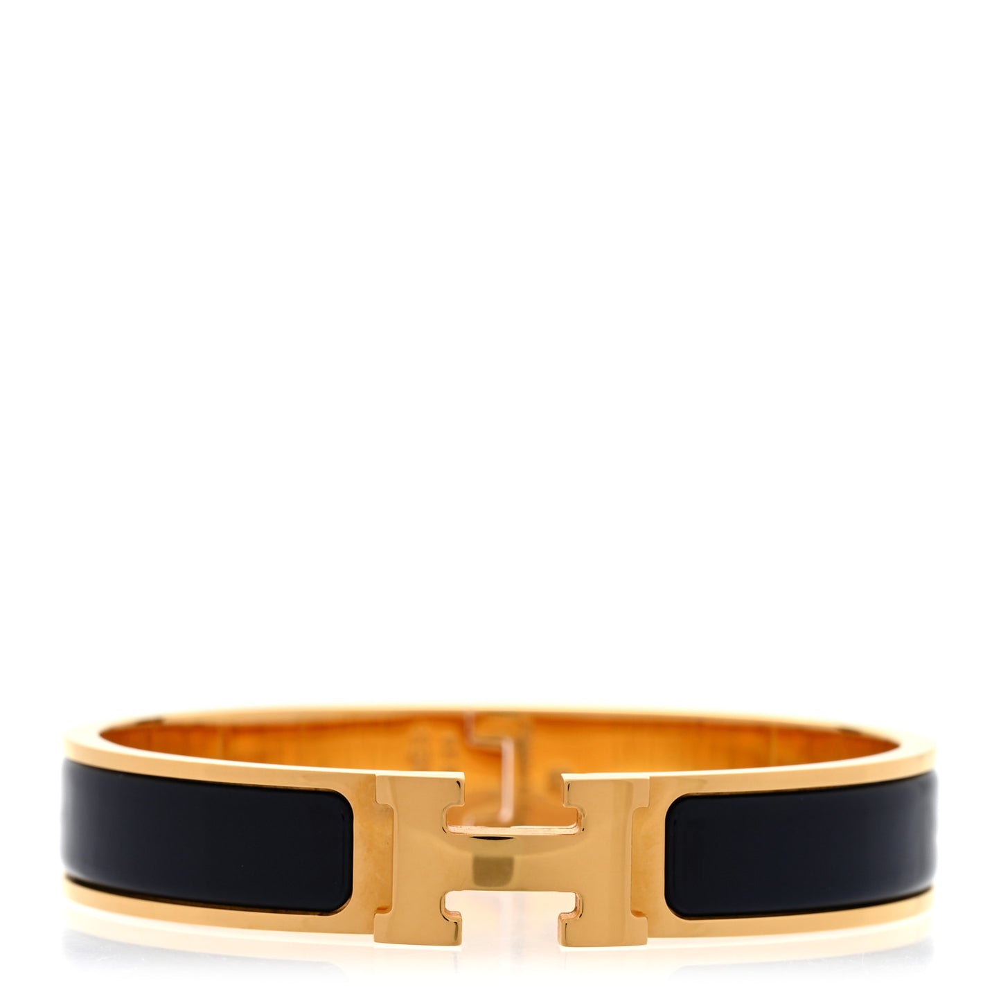 Enamel Narrow Clic Clac H Bracelet GM Ultramarine