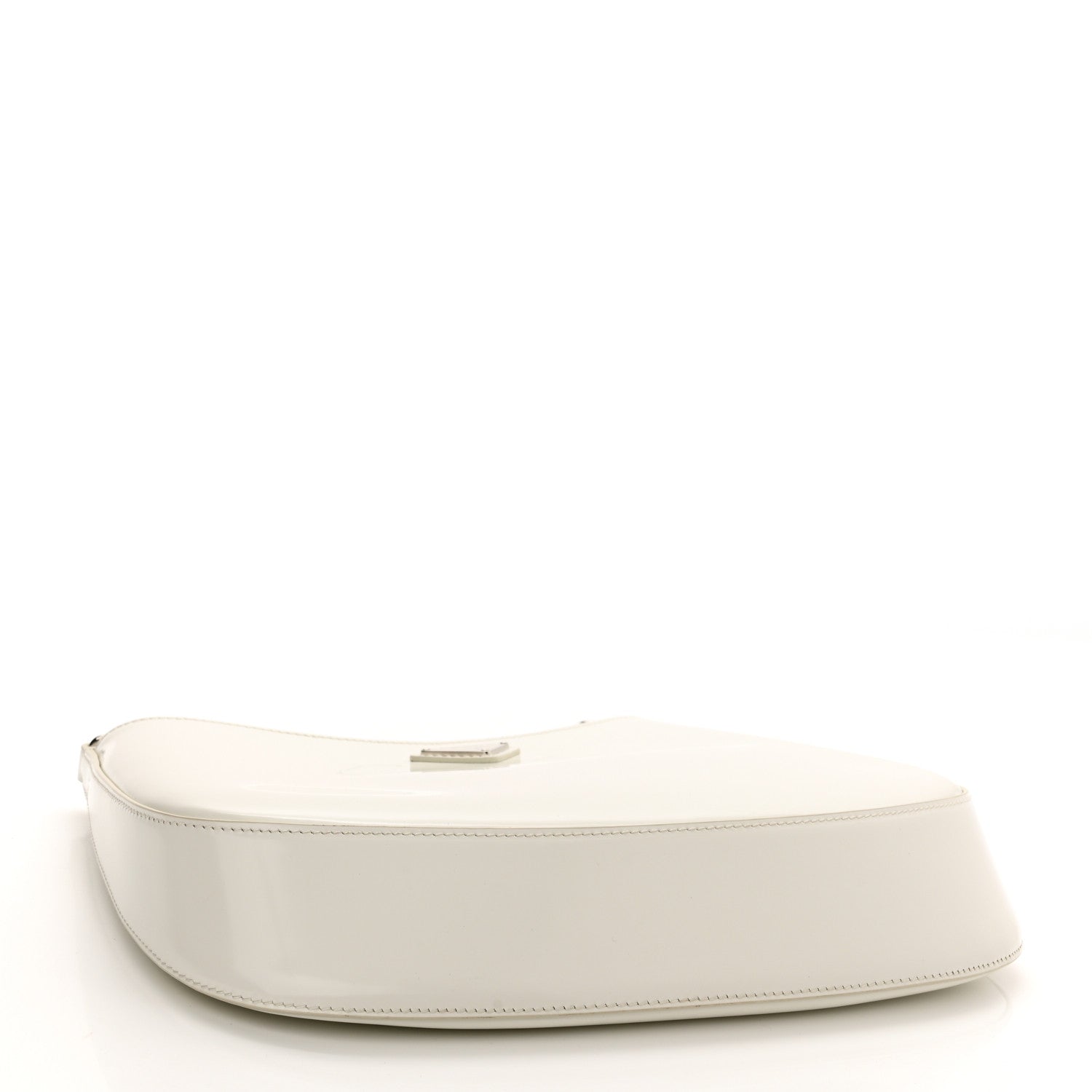 Prada Spazzolato Cleo Shoulder Bag White 4 of 9