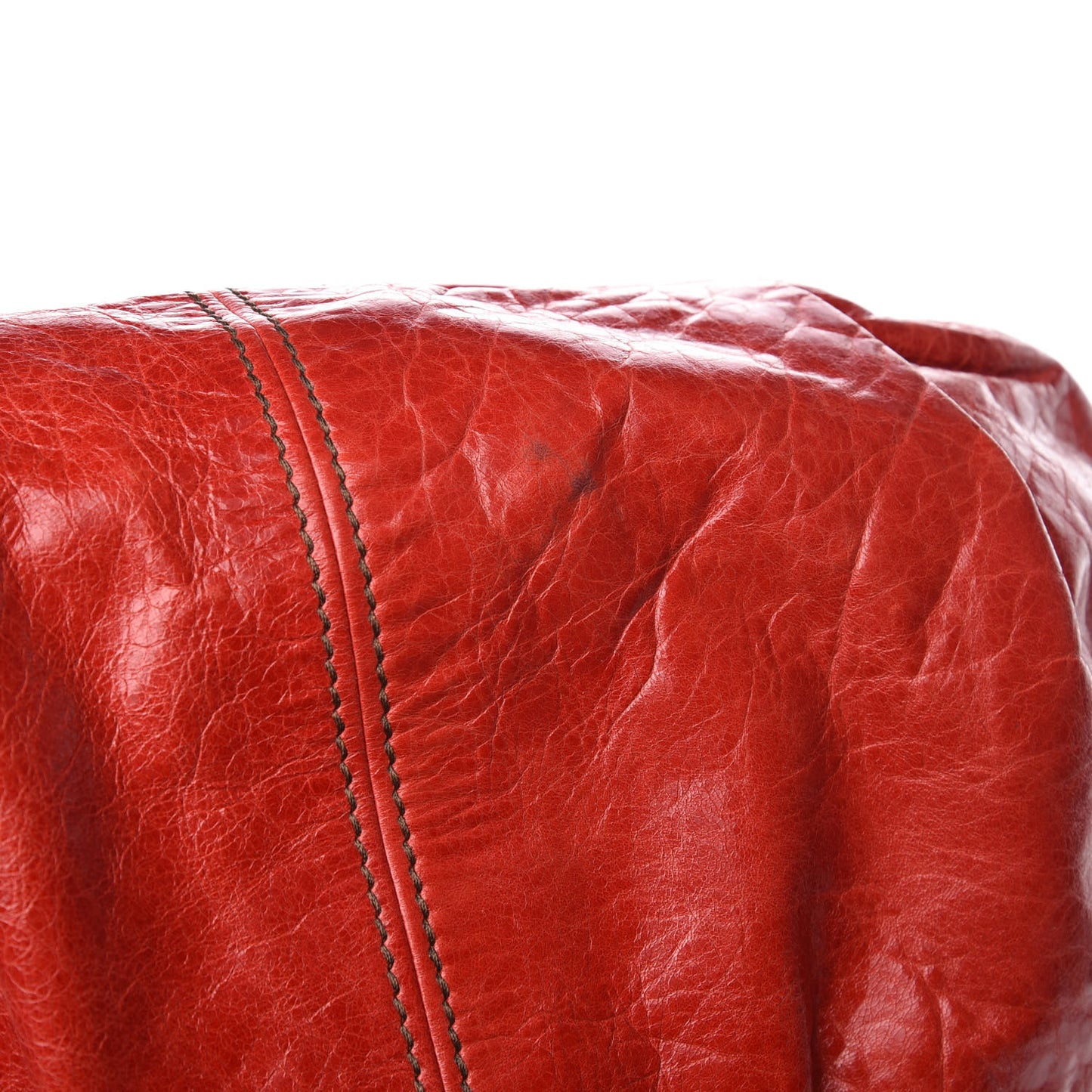 Nappa Frame Lux Top Handle Rosso