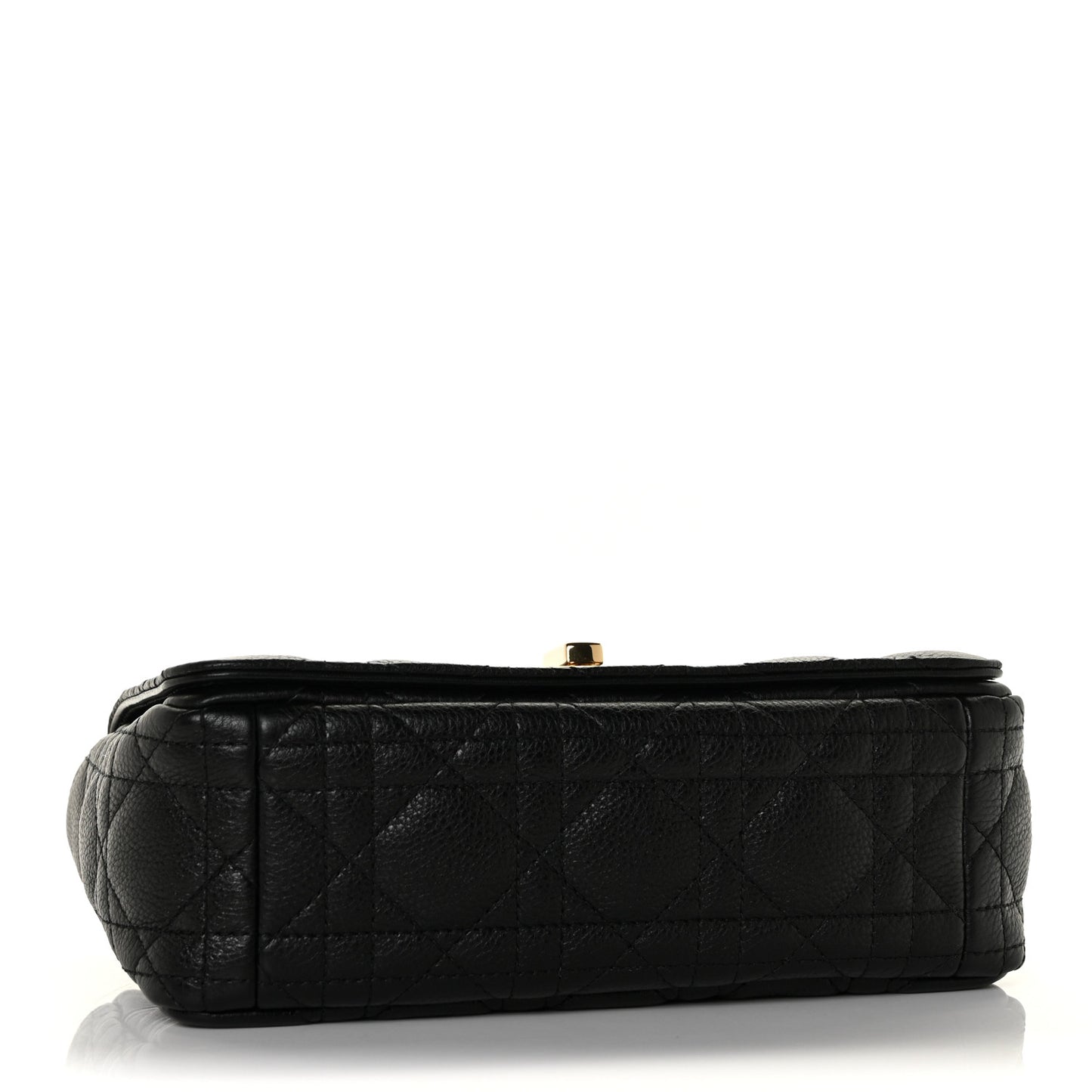 Calfskin Cannage Small Caro Bag Black