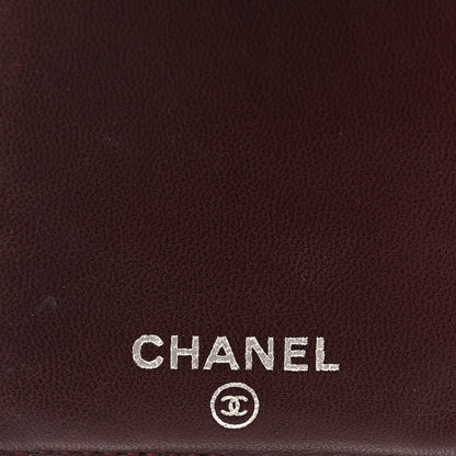 Chanel Lambskin Quilted Yen Wallet Black 6 of 10