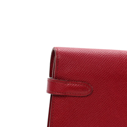 Hermes Epsom Kelly Longue Wallet Rubis 9 of 14