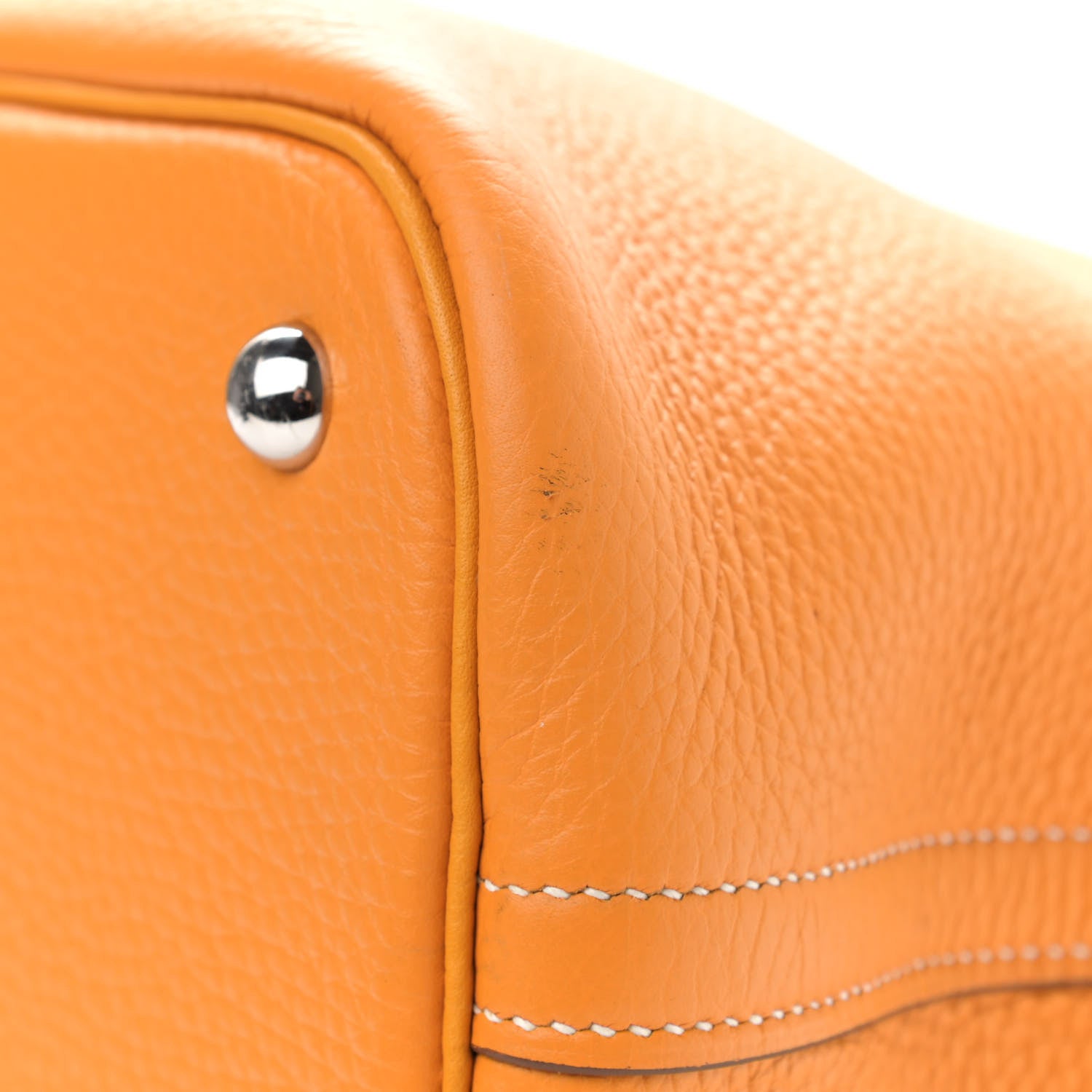 Hermes Taurillon Clemence Bolide 35 Moutarde 13 of 13