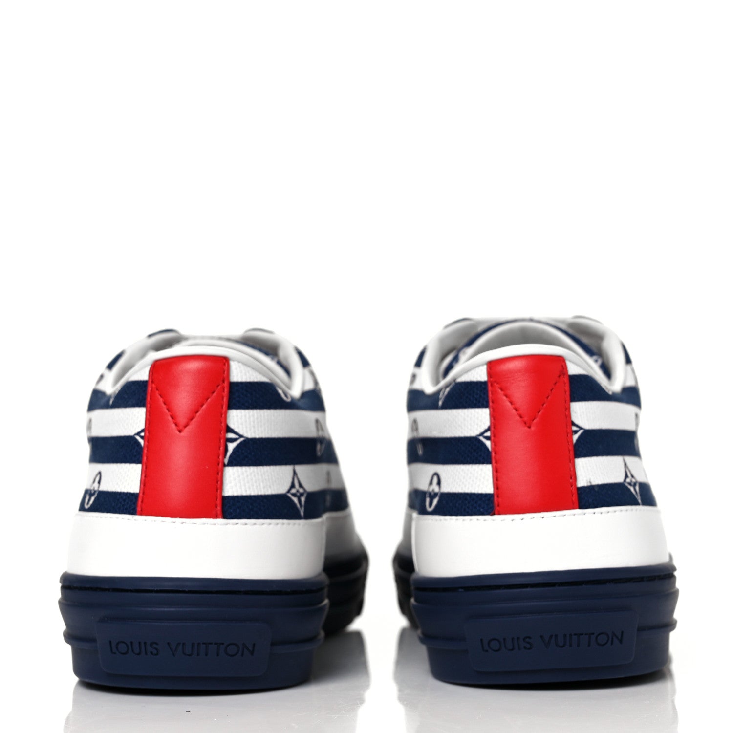 Louis Vuitton Canvas Escale Stellar Sneakers 40 Blue 5 of 9
