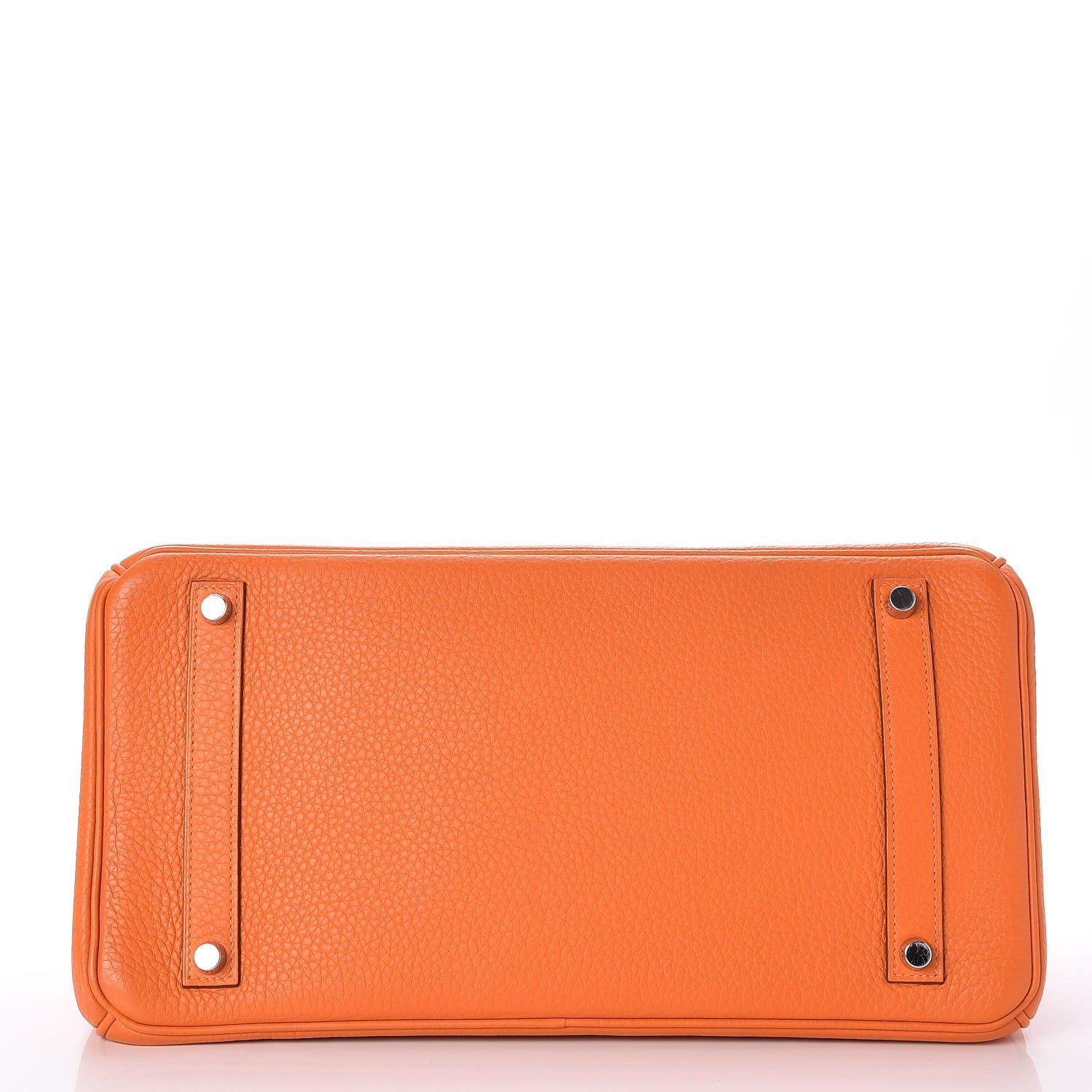 Hermes Taurillon Clemence Birkin 35 Orange 7 of 32