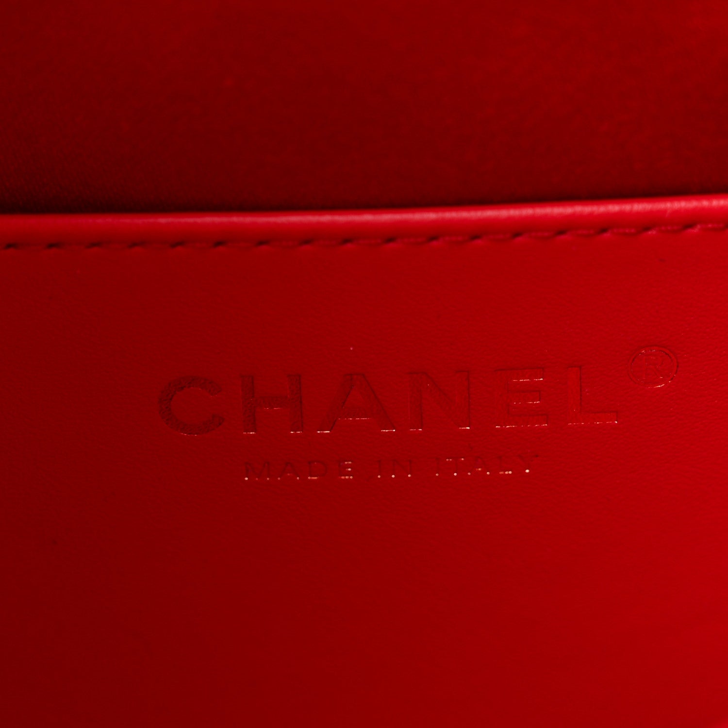 Chanel Caviar Quilted Mini Chanel 25 Handbag Red 6 of 10
