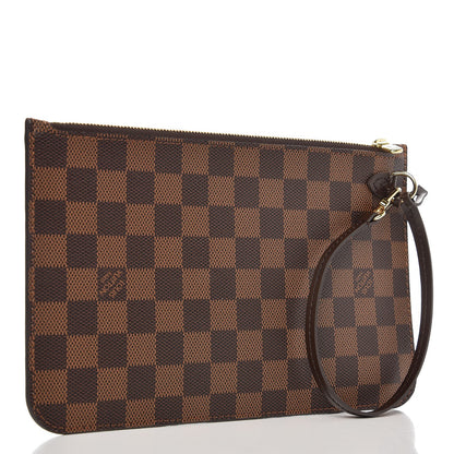 Louis Vuitton Damier Ebene Neverfull MM GM Pochette 3 of 7