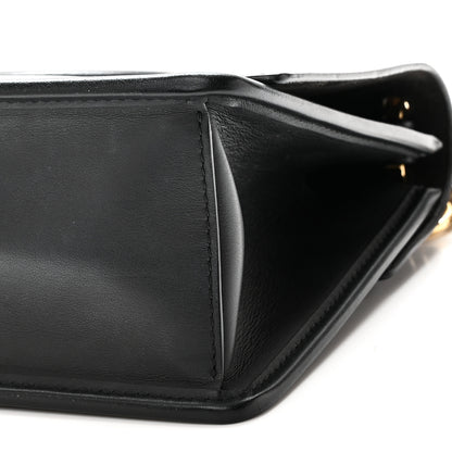 Fendi Vitello Century Velvet F is Fendi FF Small Kan I Shoulder Bag Black Tobacco 10 of 10