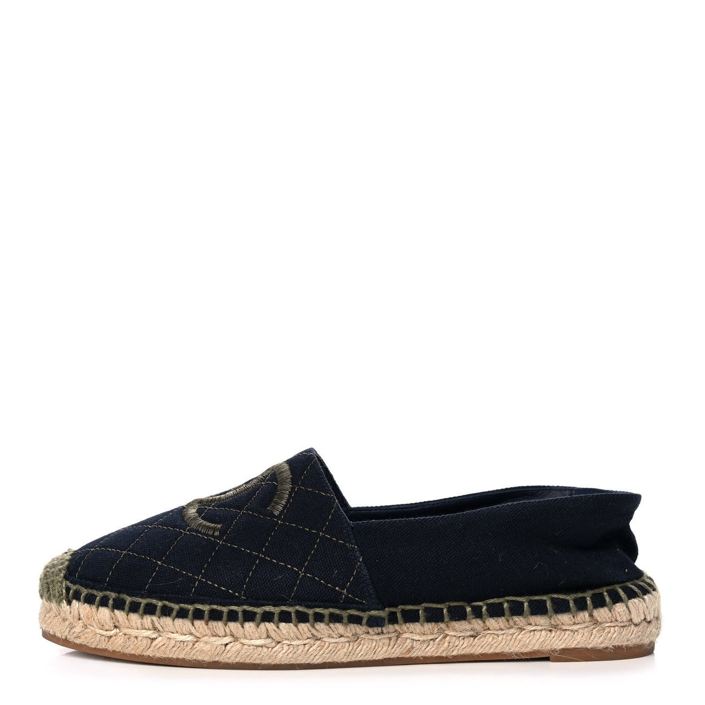 Fabric Biarritz CC Espadrilles 38 Blue Green