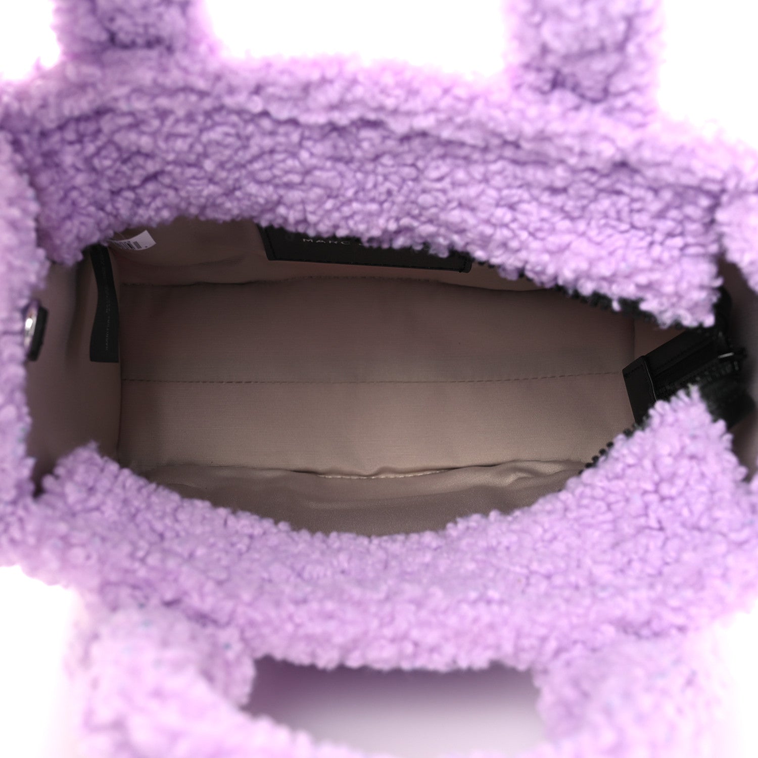 Marc Jacobs Polyester Cotton Small The Teddy Traveler Tote Bag Lilac 5 of 17
