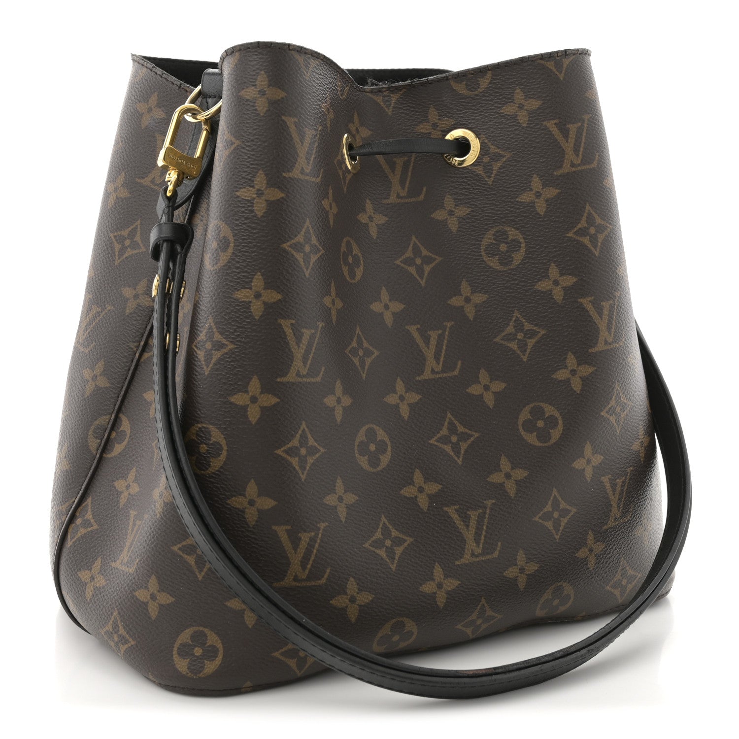 Louis Vuitton Monogram Neonoe MM Black 3 of 12