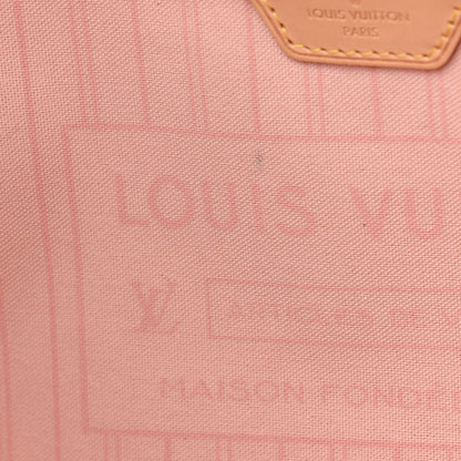 Louis Vuitton Damier Azur Neo Neverfull GM Rose Ballerine 7 of 10