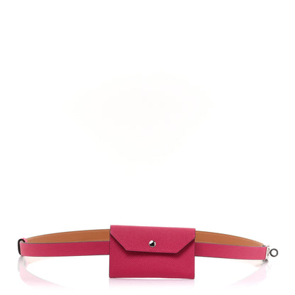 Hermes Epsom Kelly Pocket Belt Rose Mexico 2 of 11