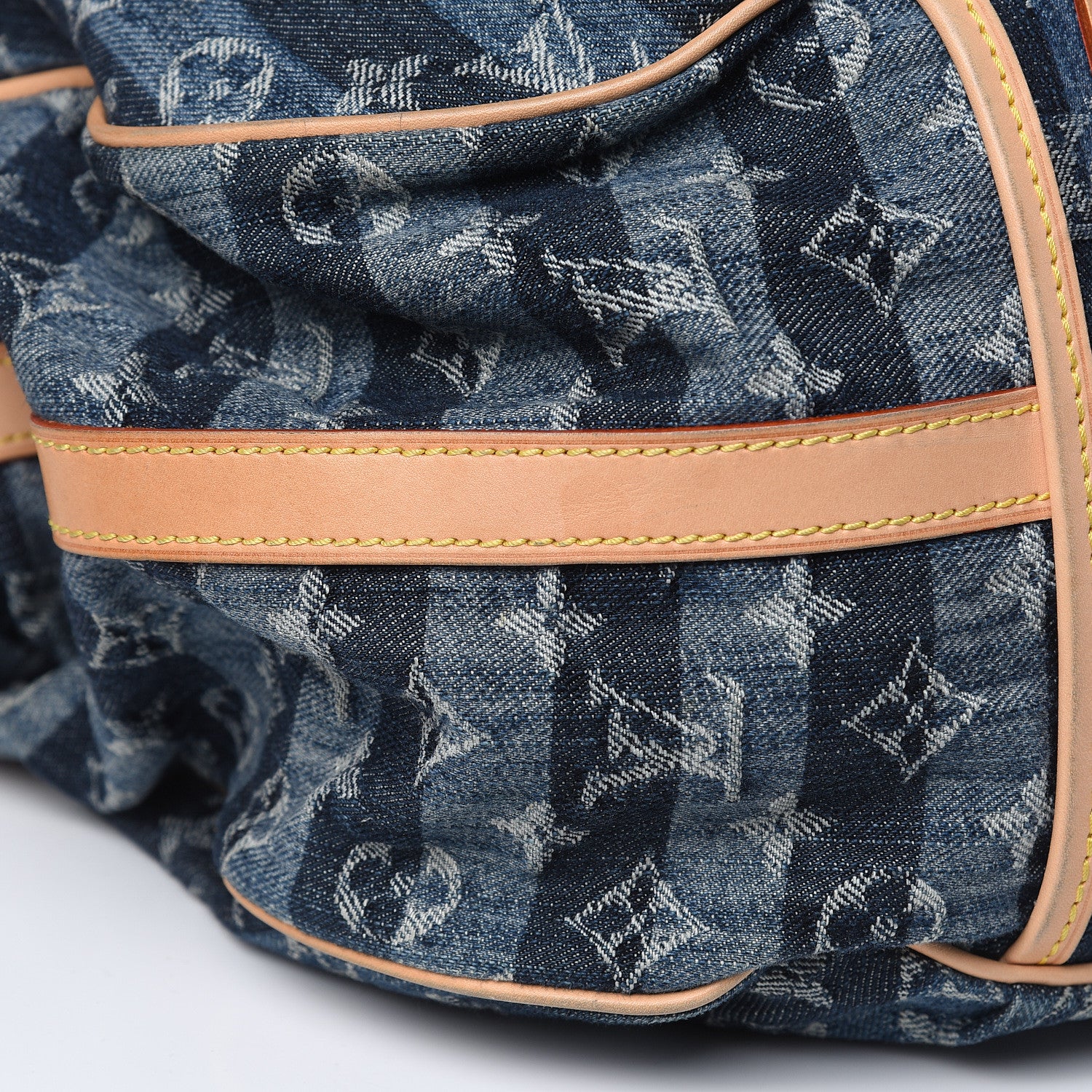 Louis Vuitton Denim Raye Cabas GM 8 of 17
