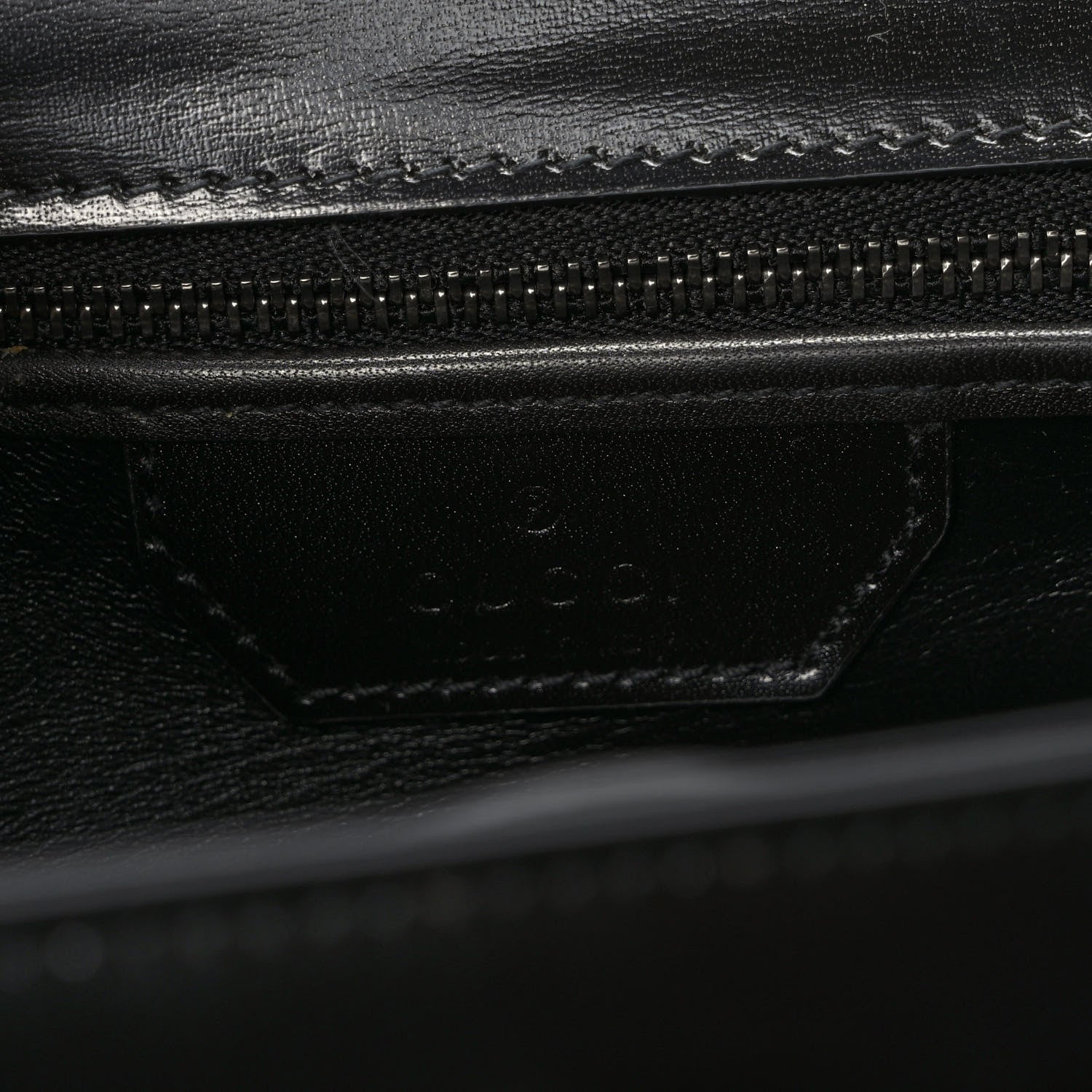 Gucci Boarded Dyana Lux Calfskin Web Monochrome Small Bamboo 1947 Top Handle Bag Black 6 of 10