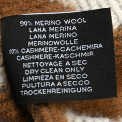 Hermes Wool Cashmere Avalon Pillow PM Ecru Camel 4 of 4