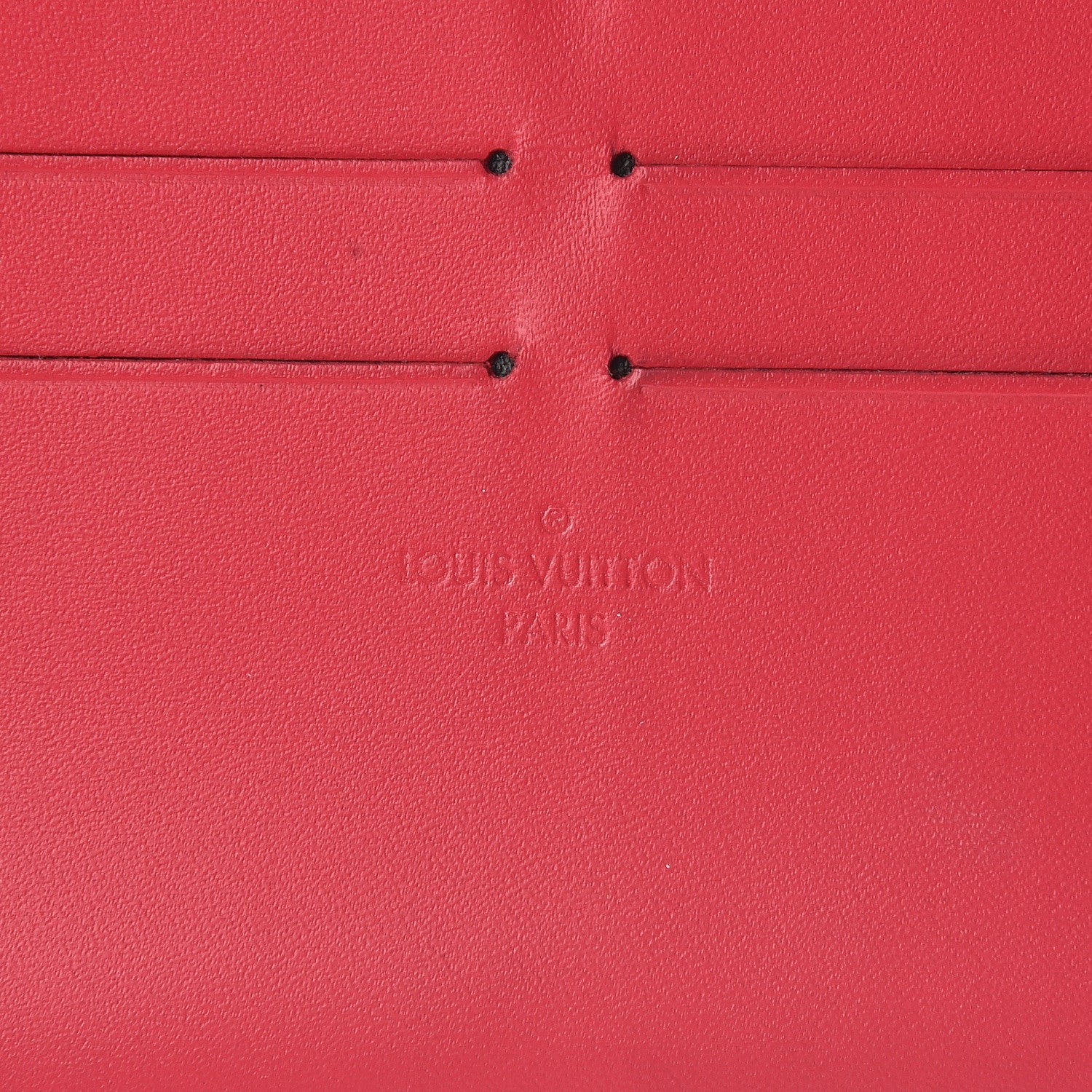 Louis Vuitton Calfskin Felicie Card Holder Insert Hot Pink 6 of 10