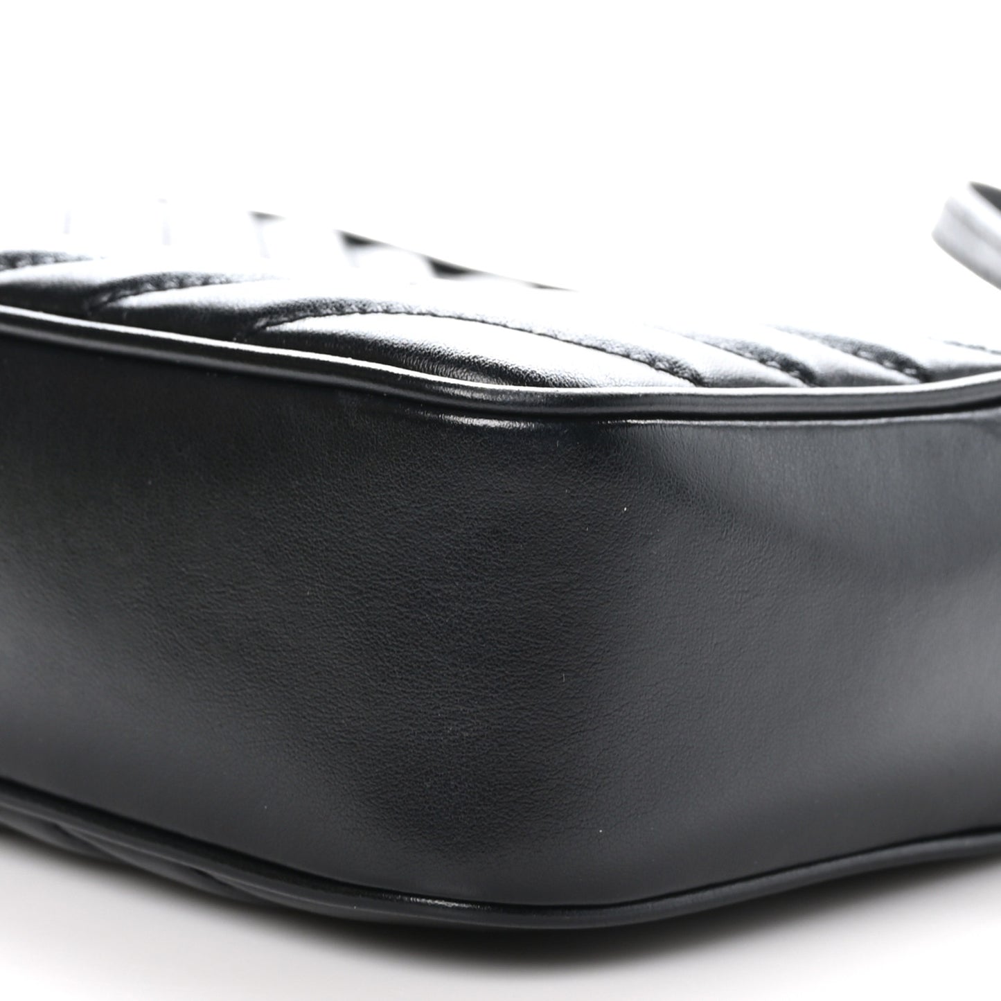 Calfskin Matelasse Monogram Lou Camera Bag Black