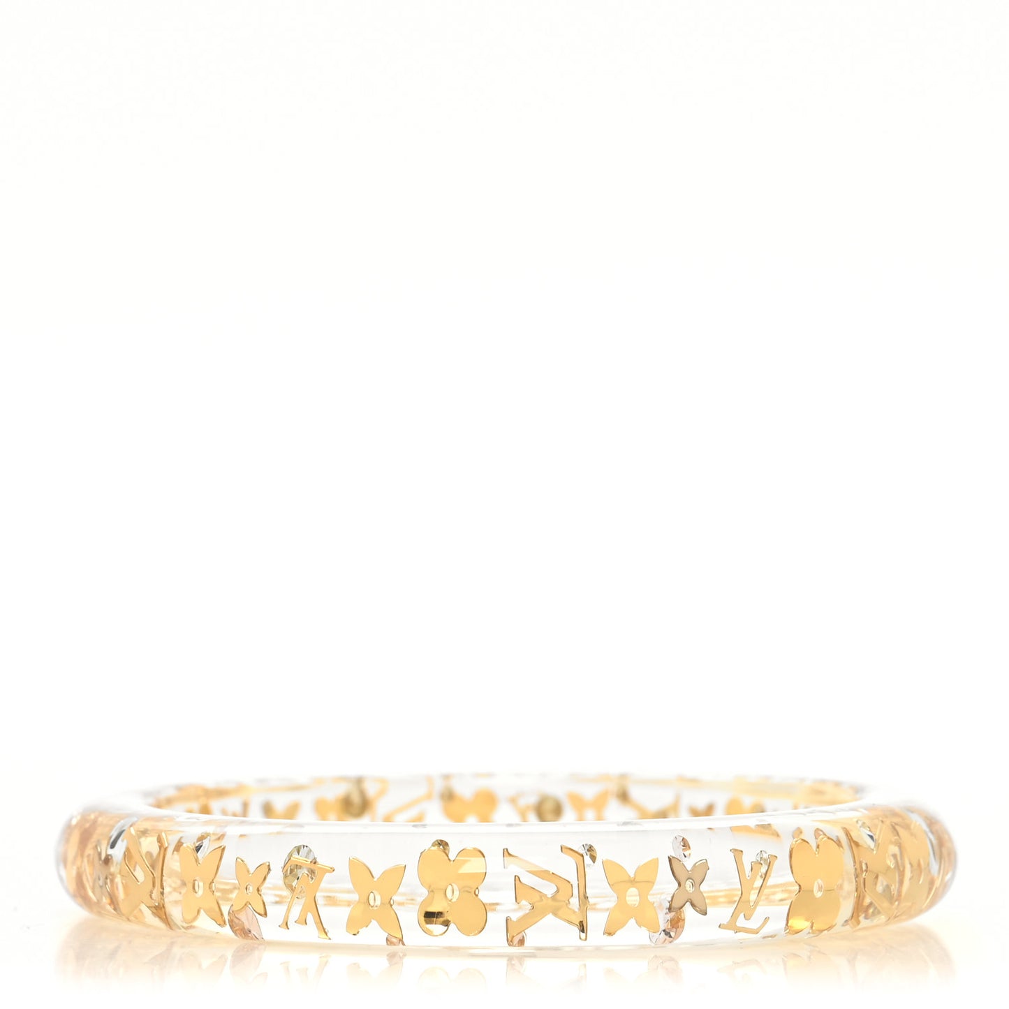 Resin Swarovski Small Inclusion Bracelet PM Transparent