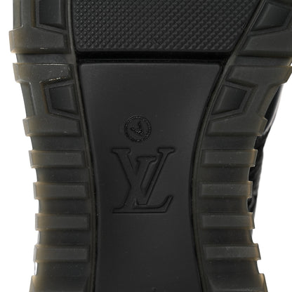Louis Vuitton Metallic Empreinte Mens Run Away Sneakers 6.5 Charcoal 6 of 9