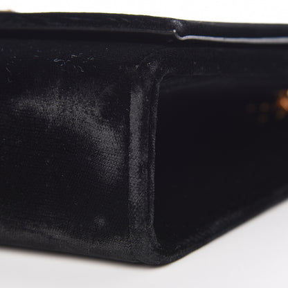 Saint Laurent Velvet Medium Monogram Kate Tassel Shoulder Bag Black 11 of 14