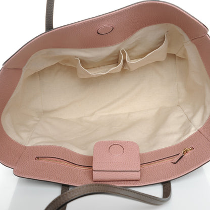 Gucci Dollar Calfskin Medium Swing Tote Grey Field Soft Pink 5 of 6