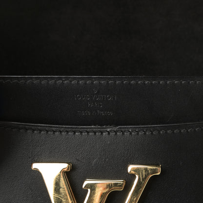 Louis Vuitton Calfskin Chain Louise MM Black 6 of 15