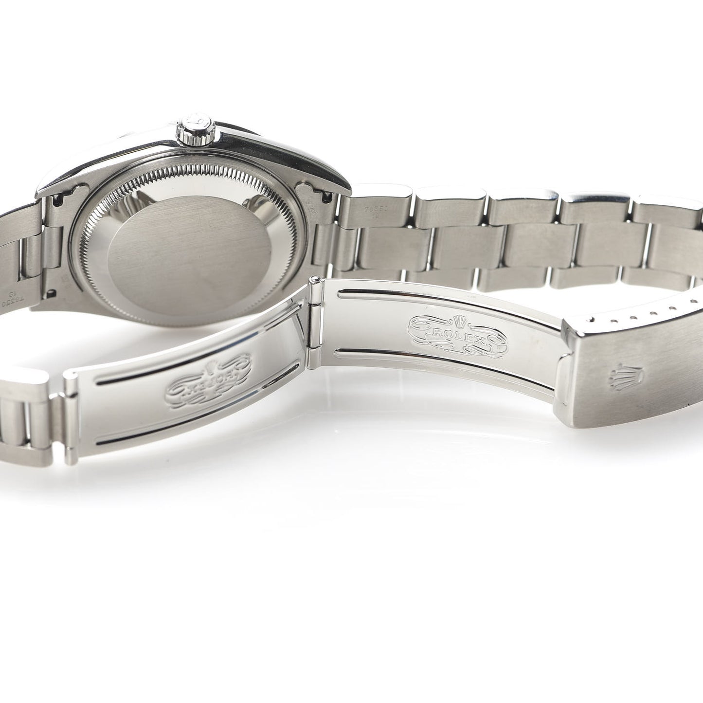 Stainless Steel 34mm Oyster Perpertual Date Watch Silver 15200
