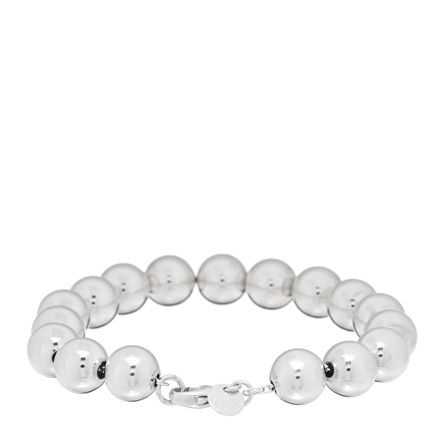 Sterling Silver 10mm Hardwear Ball Bracelet