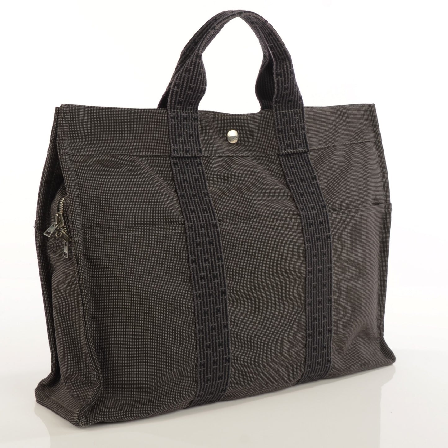 Canvas Herline MM Tote Grey