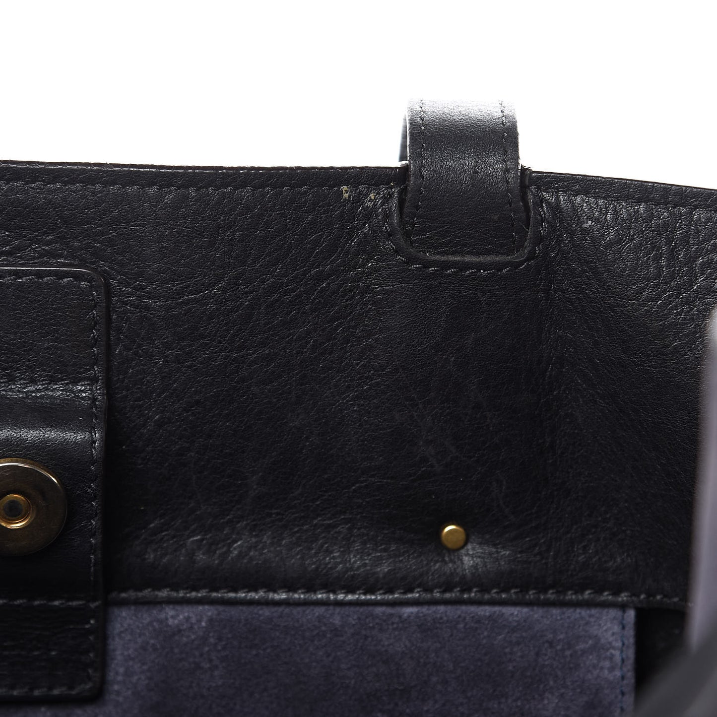 Smooth Calfskin Medium Milo Shopping Tote Black