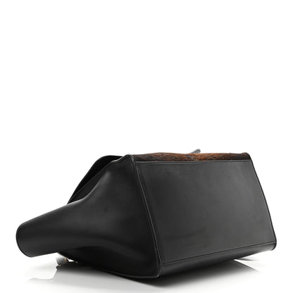 Celine Shaded Pony Hair Calfskin Medium Trapeze Brown 4 of 16
